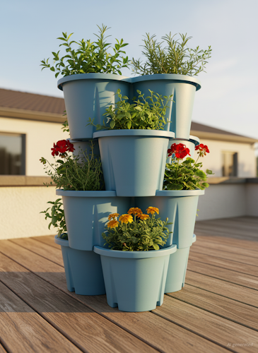 KHW Pflanzturm Demeter - vertikales Pflanzsystem