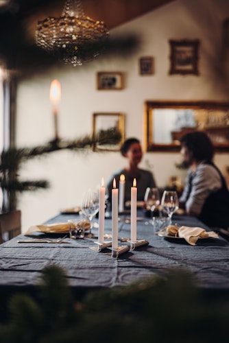 höfats Kerzenhalter-Set SQUARE CANDLE silber 4 Stück