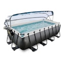 Vorschaubild Exit rechteckiger Rahmenpool Premium mit Sandfilteranlage und Sonnendach