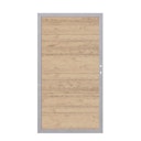 Vorschaubild TraumGarten Design WPC Alu Einzeltor Rahmen Silber (980 x 1800 mm)