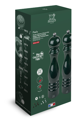 Big Green Egg Salz- und Pfeffermühle 30 cm Peugeot 2 Stück