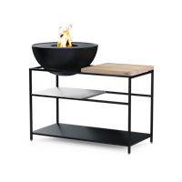 höfats FIRE KITCHEN mit BOWL 70 Plancha-Grillset tief*