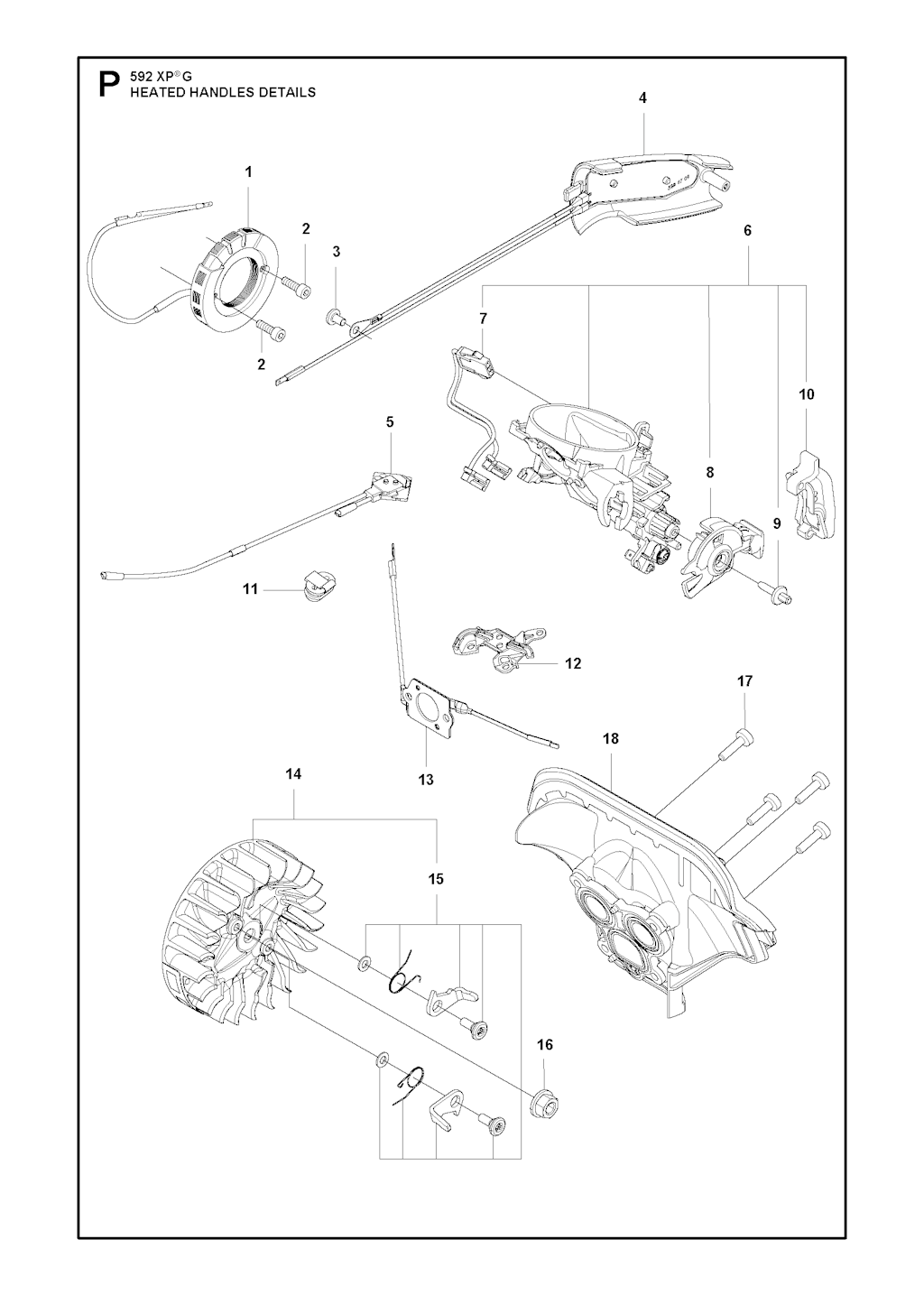 Explosionszeichnung Ersatzteile