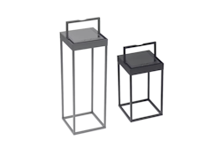 Kettler Solar Laterne SQUARED 18,4 x 18,4 x 30 cm, Aluminium Grau / Polycarbonat - Sonderaktion