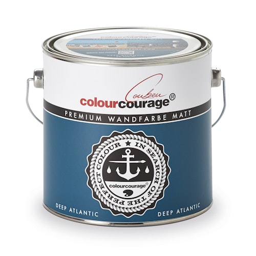 colourcourage® Premium Wandfarbe matt Deep Atlantic