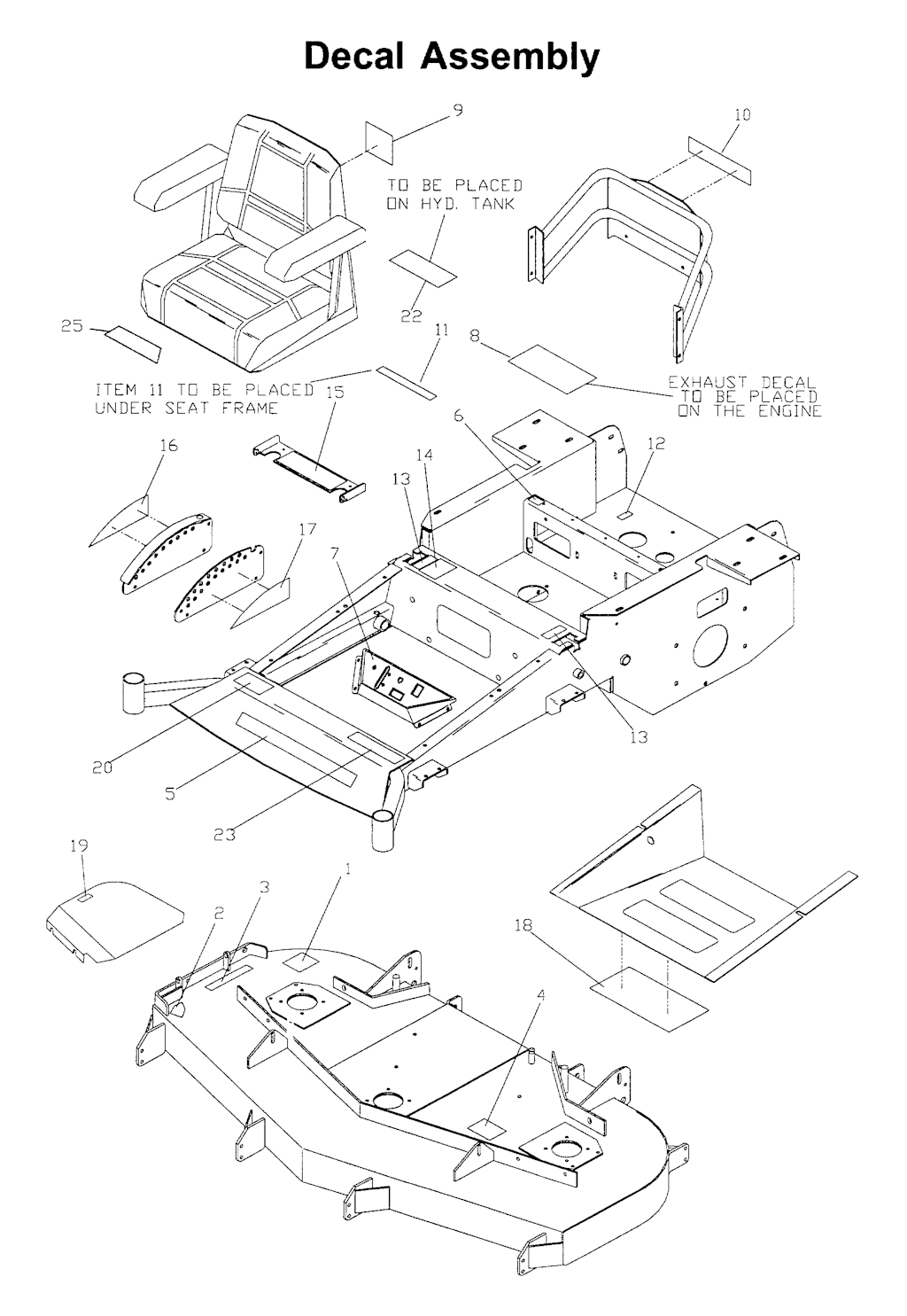 Explosionszeichnung Ersatzteile