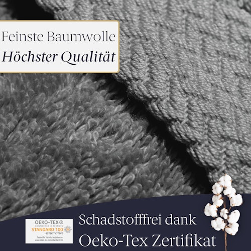 Liebenstein Saunahandtuch 2er Set - 70 x 200 cm - 625 g/m²