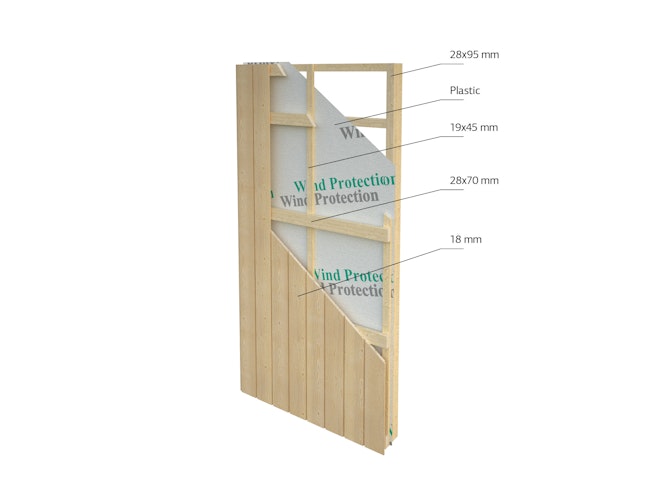 Palmako Gartenhaus Rebekka 22,4 m² - 160 mm