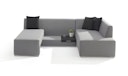 Vorschaubild Garden Pleasure Lounge Set WELLINGTON, Aluminium / Olefin (100 % Polypropylen)