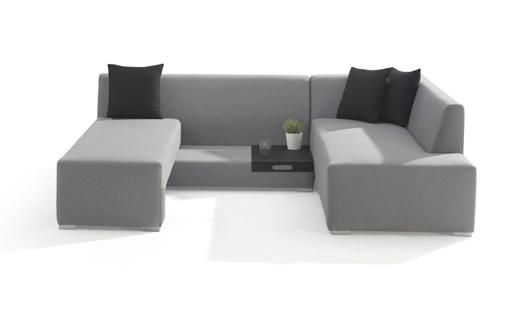 Garden Pleasure Lounge Set WELLINGTON, Aluminium / Olefin (100 % Polypropylen)
