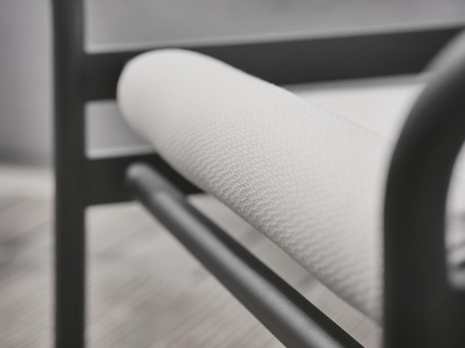 Brafab Loungeset SLING, Aluminium Anthrazit / Olefin (100 % Polypropylen) Barley - Abverkauf