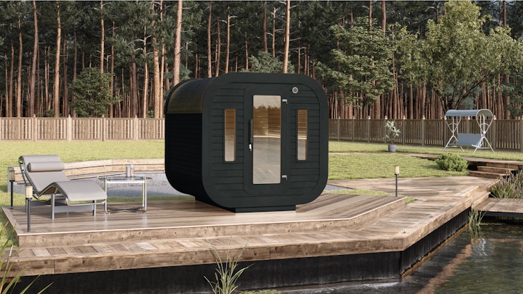 Wolff Finnhaus Design Saunahaus Luago 2x2 Art 2