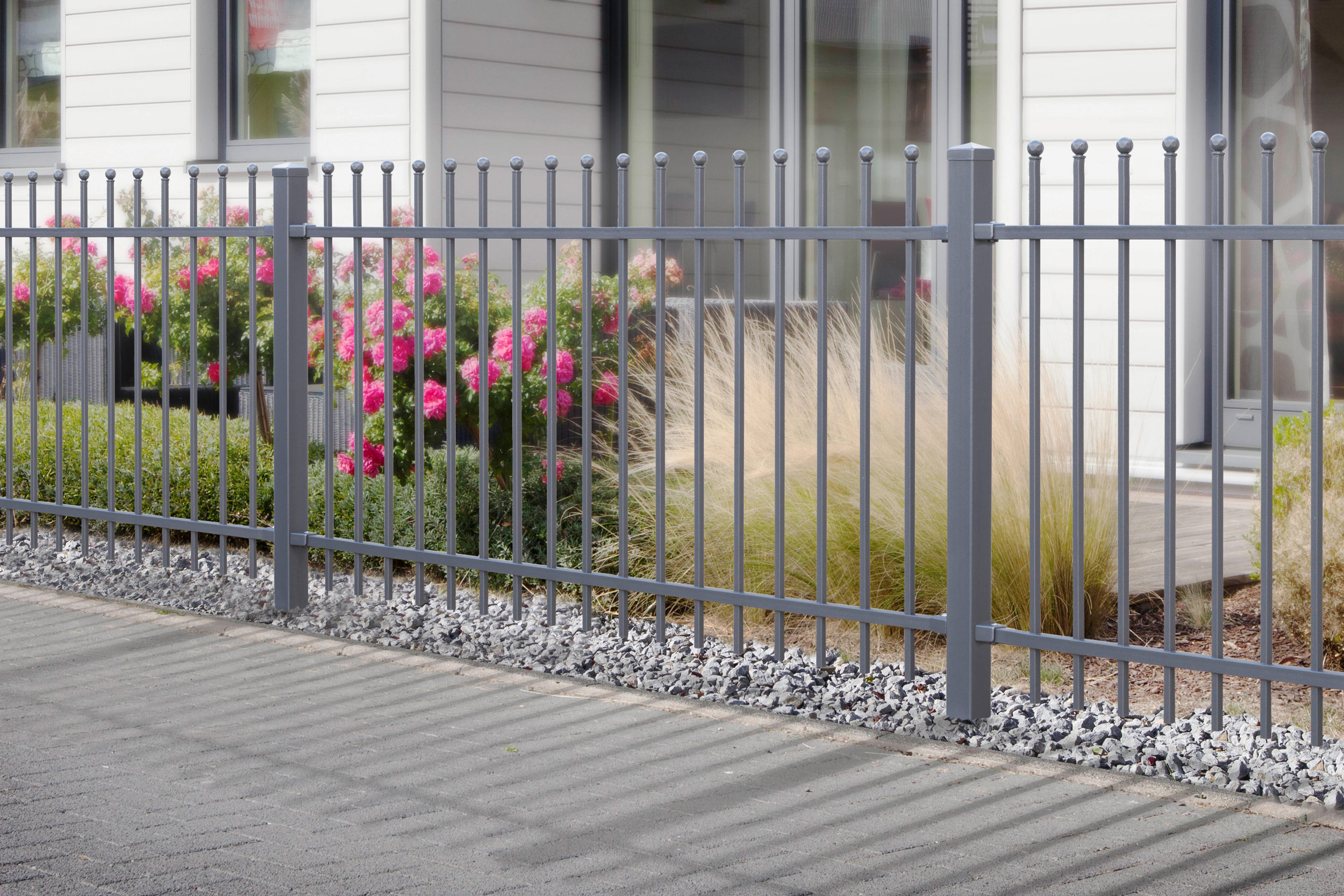 dz Schmuckzaunset Residenz select+ DAVOS mit Pfosten RS+