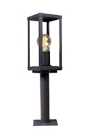 ECO-LIGHT Außenwandleuchte Karo Aluminiumguss schwarz matt (4100310)