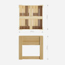 Vorschaubild Ante Pflanzgefäß B95 x T92 x H89 cm