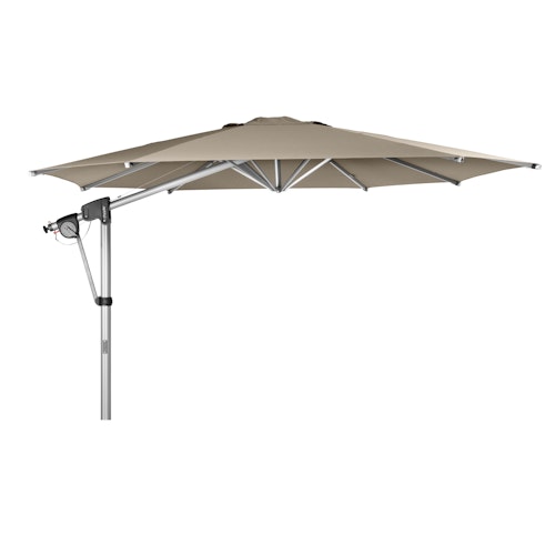 doppler Pendelschirm PROTECT 400, Aluminium Grau / 100 % Polypropylen 220 g/m²