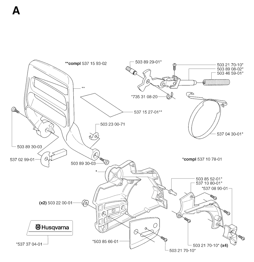 Explosionszeichnung Ersatzteile