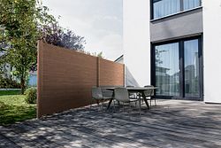 Alberts® Alu Sichtschutz Palitio als Set, Profilhöhe 300 mm, zum Einbetonieren