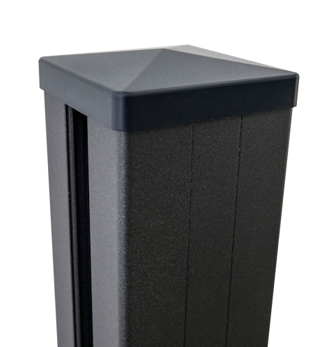 GroJa Alu-Steckzaunpfosten 9x9 inkl. Kappe