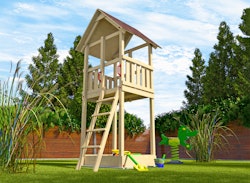 Weka Tabaluga Drachenturm 816 E mit Satteldach und Sandkasten