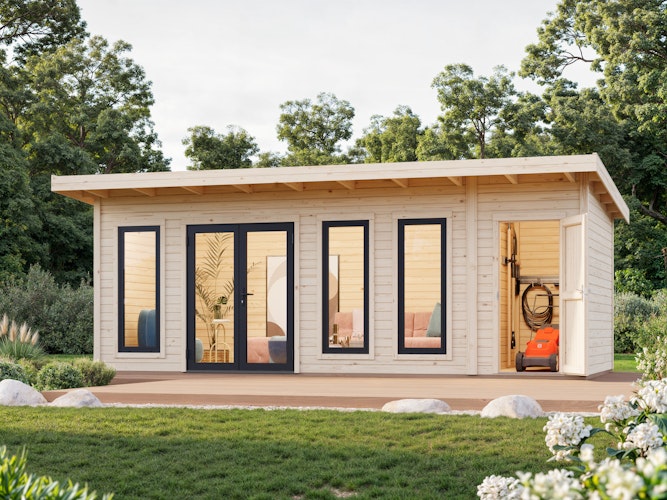 Palmako Gartenhaus Aurelia 19,2 m² - 44 mm