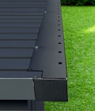 Hörmann Laubabdeckung für Gerätehaus Juno Satteldach, TiefschwarzZubehörbild