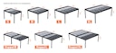 Vorschaubild SunElements Carport SunPort Energy mit Photovoltaik Dach (Einzel- & Doppelcarport)