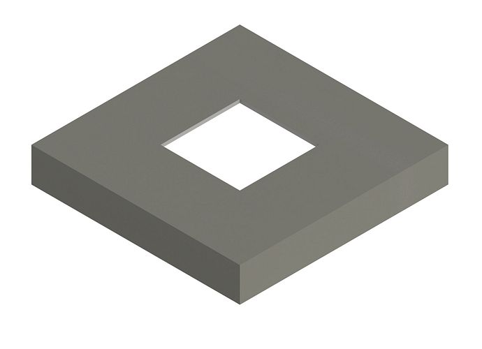 Osmo Pfostenanker-Abdeckung Typ B/C/E zum Einbetonieren
