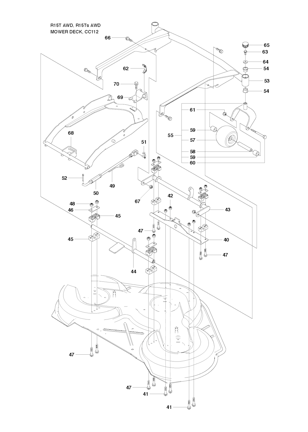 Explosionszeichnung Ersatzteile