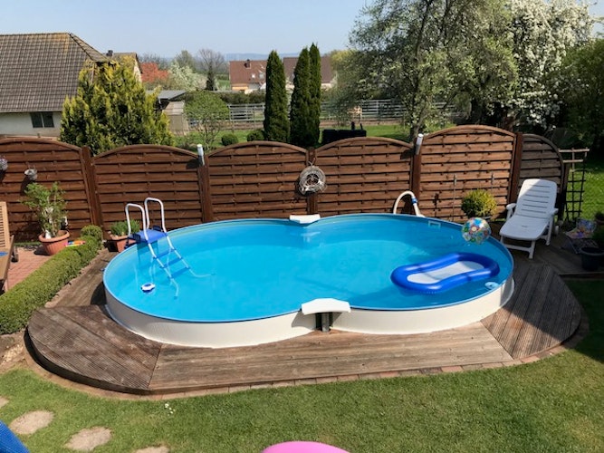 Summer Fun Achtform Aufstellbeckenset Classic 525x320x120cm