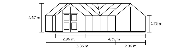 Juliana Gewächshaus Orangerie - 21,5 m²