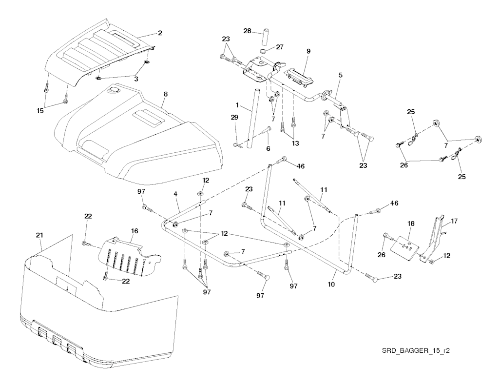 Explosionszeichnung Ersatzteile