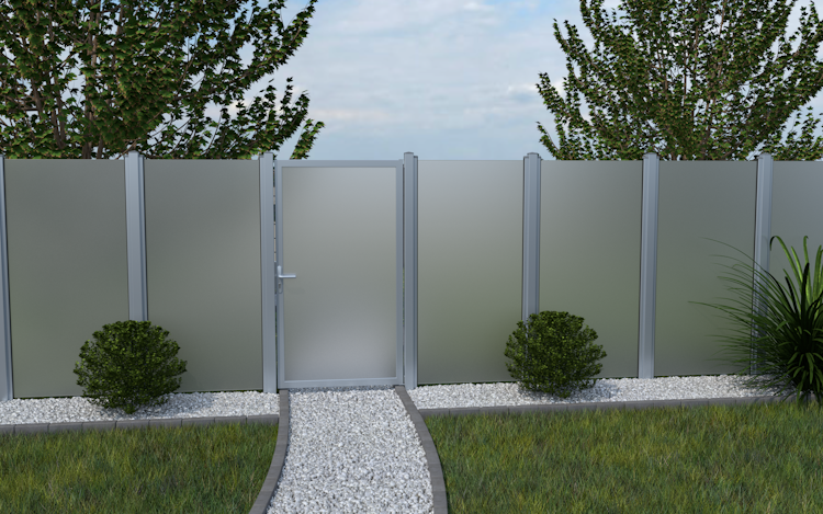 GroJa Ambiente Einzeltor 100 x 180 cm mit Alurahmen EV1