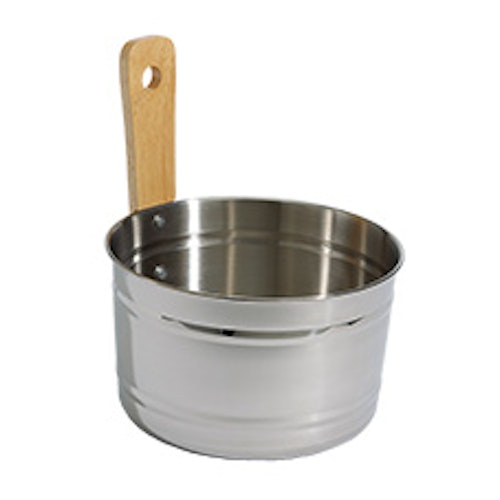 Infraworld Aufgusseimer Edelstahl