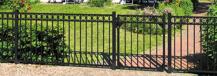 Alberts® Zaun Grundset Circle zum Einbetonieren