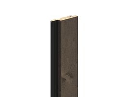 OSMO VERTO BLACK STRIPE Fassadenprofil Nordische Fichte riffelgesägt Patina 905 27 x 121 mm, VE 4 Stk.
