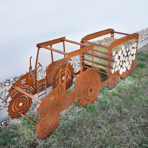 Badeko Traktor mit Anhänger