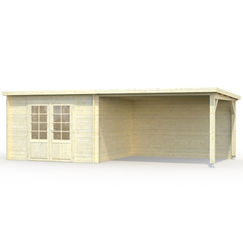 Palmako Gartenhaus Ella 8,7 + 10,0 m² - 28 mm