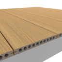 Vorschaubild NewTechWood Gigante WPC-Terrassendiele Hohlkammer Red Cedar  23 x 210 mm