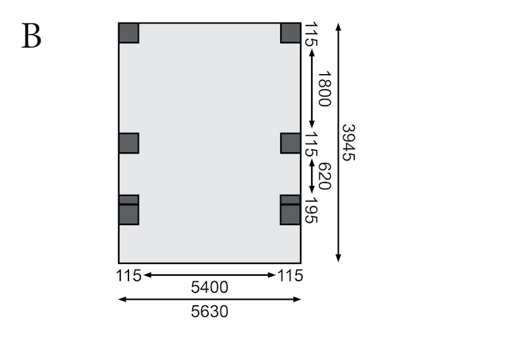 Karibu Carport Doppelcarport Classic Doppel 1 - kesseldruckimprägniert