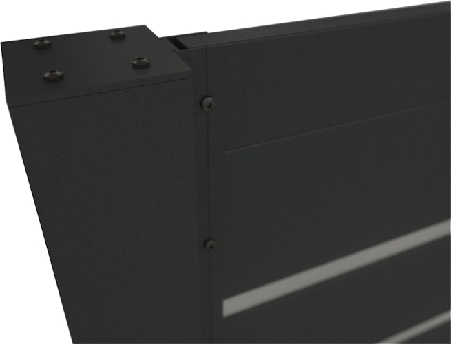 Clercx SeriAL Alu Dekorprofil 4 x 35 x 1780 mm - Abverkauf!