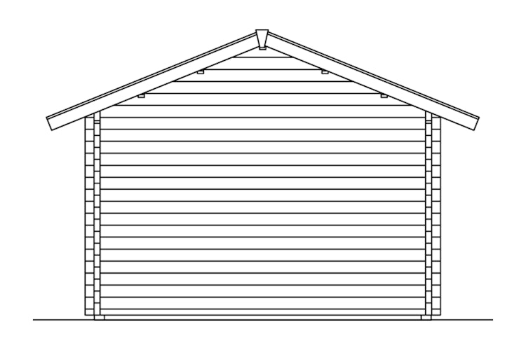 Skan Holz 70 mm Blockbohlenhaus Montreal 1