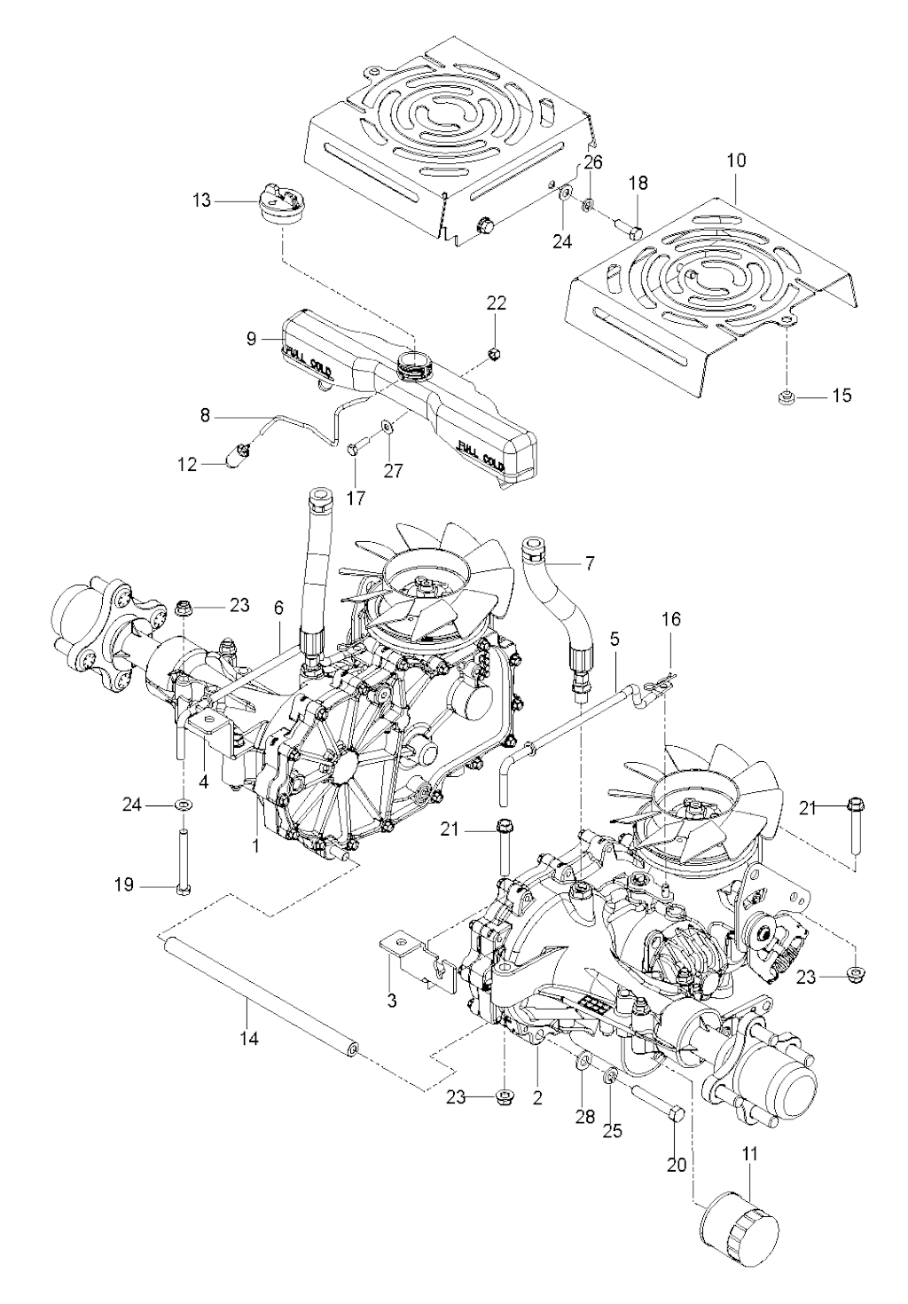 Explosionszeichnung Ersatzteile