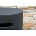 Vorschaubild Gardenforma Abdeckung for Gasflaschen, Beton-Optik schwarz, Faserbeton für 5kg Gasbehälter