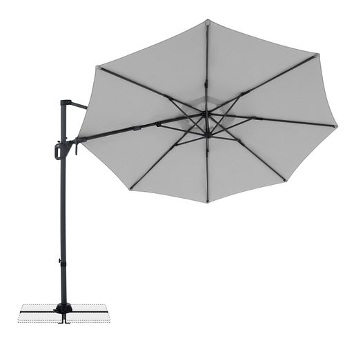 doppler Pendelschirm LIFE 310 Side, Aluminium Anthrazit / 100 % Polyester 180 g/m² 