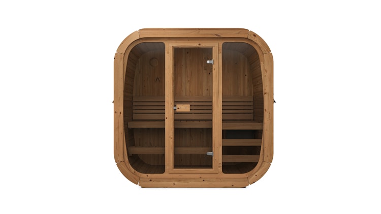 Weka Design Saunahaus Laadi 1 mit Thermoholz - 28/42 mm