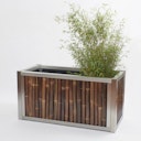 Vorschaubild BambusBASIS Hochbeet - Profile Edelstahl