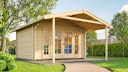 Vorschaubild Weka 45 mm Weekendhaus 137 A mit Vordach (200 cm)