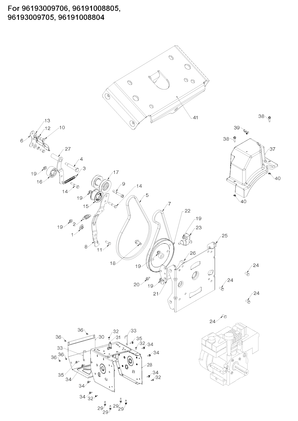 Explosionszeichnung Ersatzteile