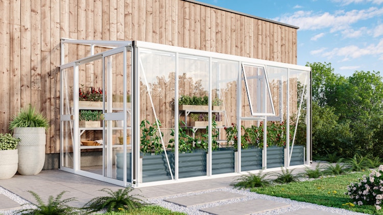 Vitavia Gewächshaus Helena 10200 inkl. 2 Seitenfenstern - 10,2 m²